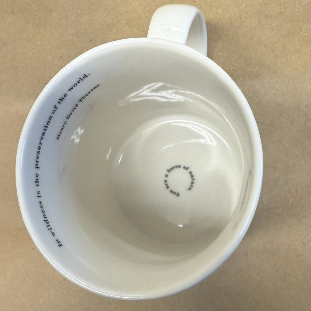 Starbucks Green Team Force of Nature Henry David Thoreau Mug-2002